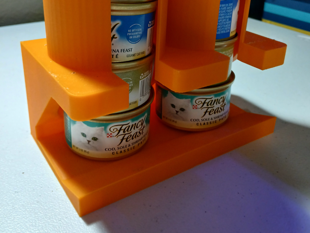 Fancy feast cat food dispenser