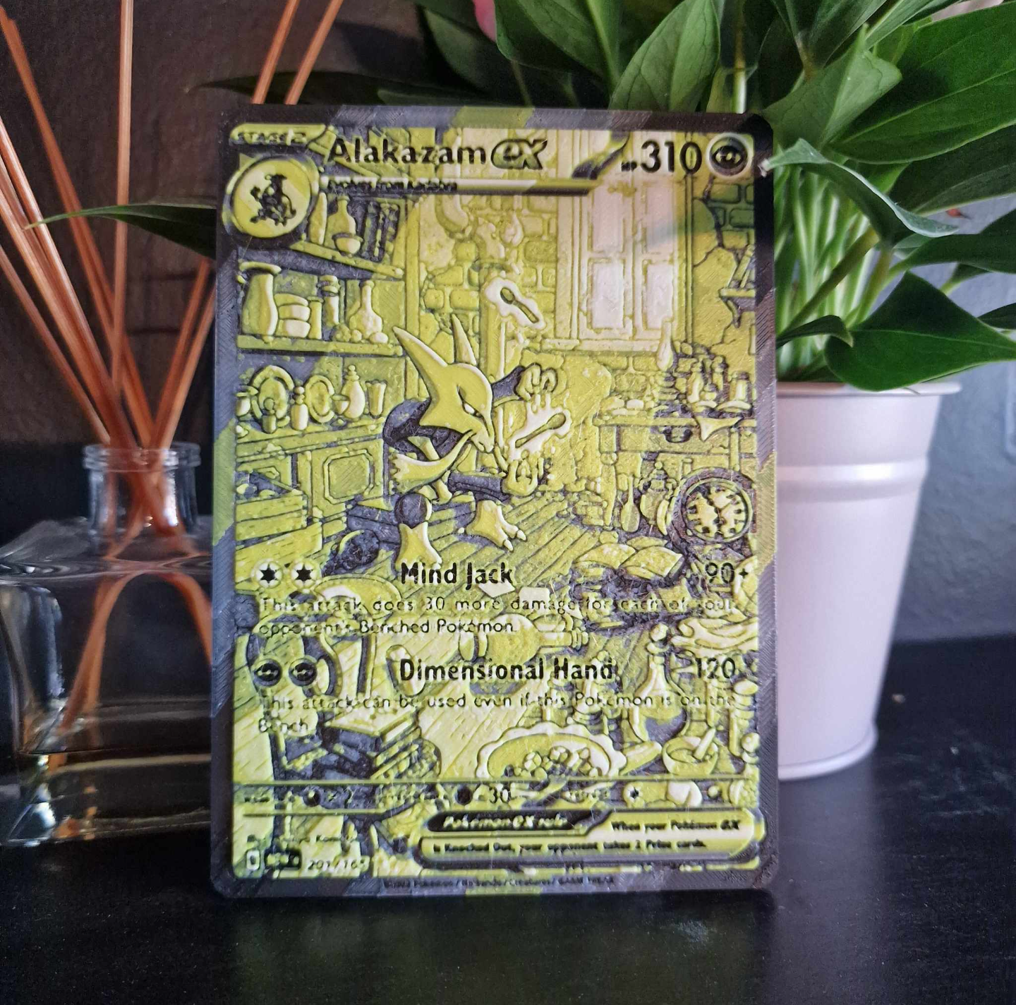 Alakazam EX Full Art Pokemon Card - Hueforge