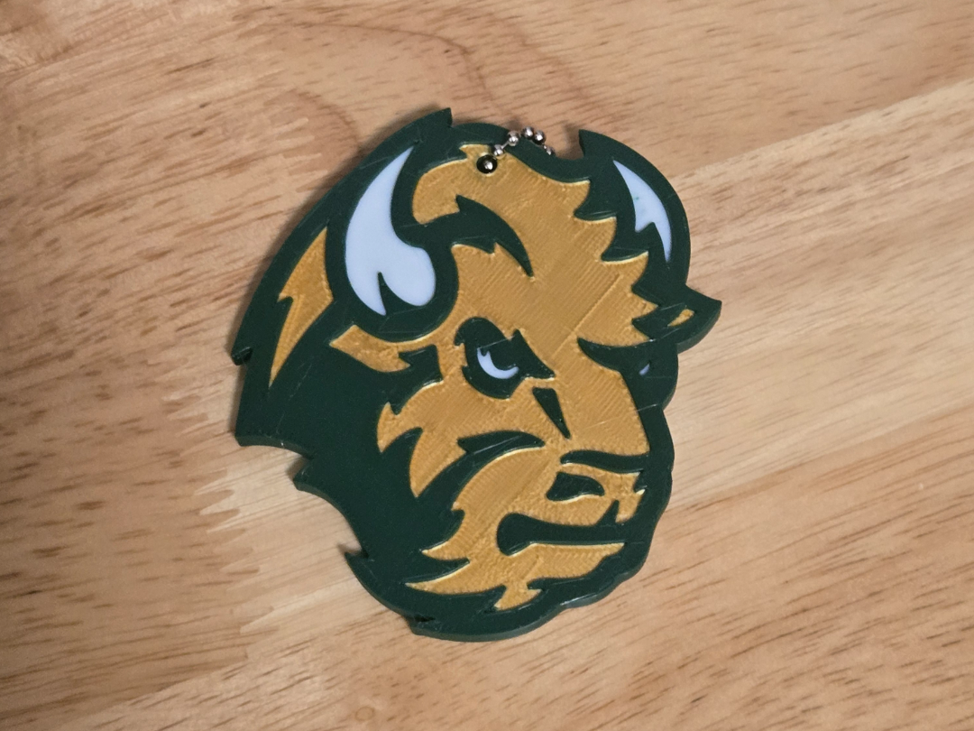 NDSU (North Dakota State University) Bison Bag Tag
