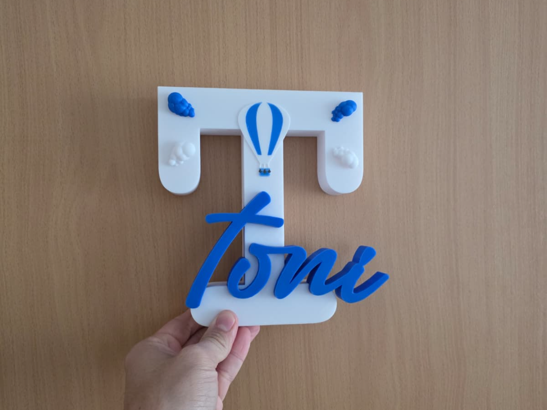 Toni Namenschild Aufsteller oder Türschild