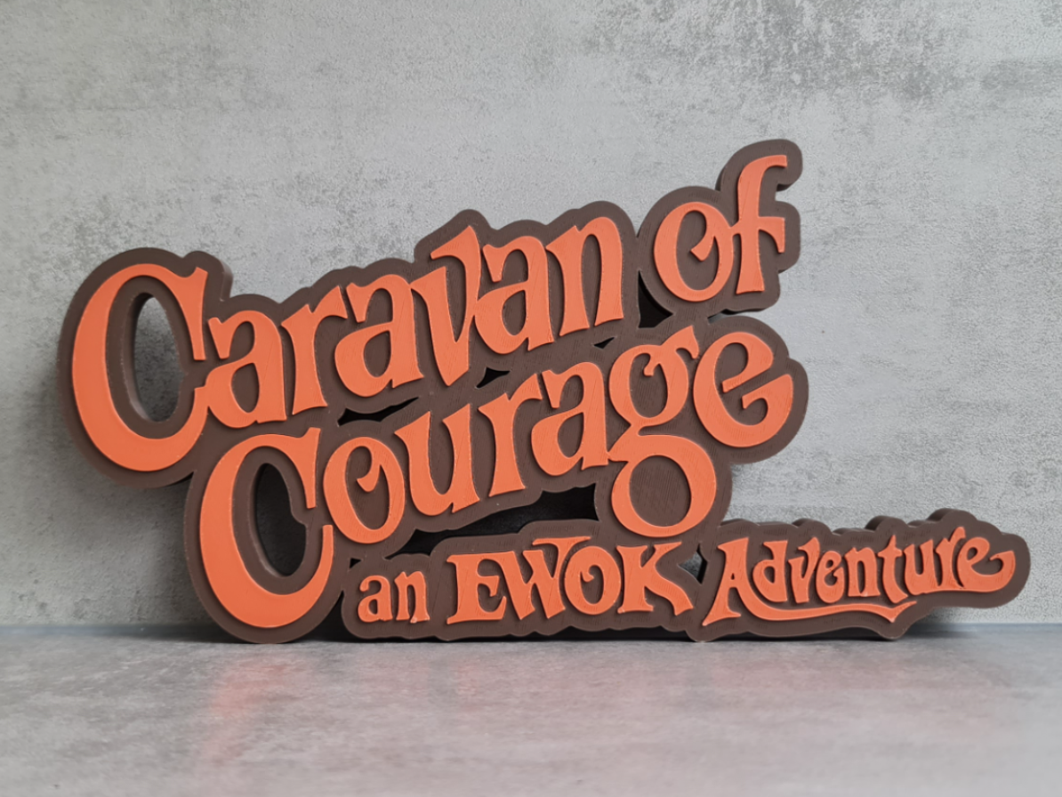Star Wars Caravan of Courage Logo / Sign