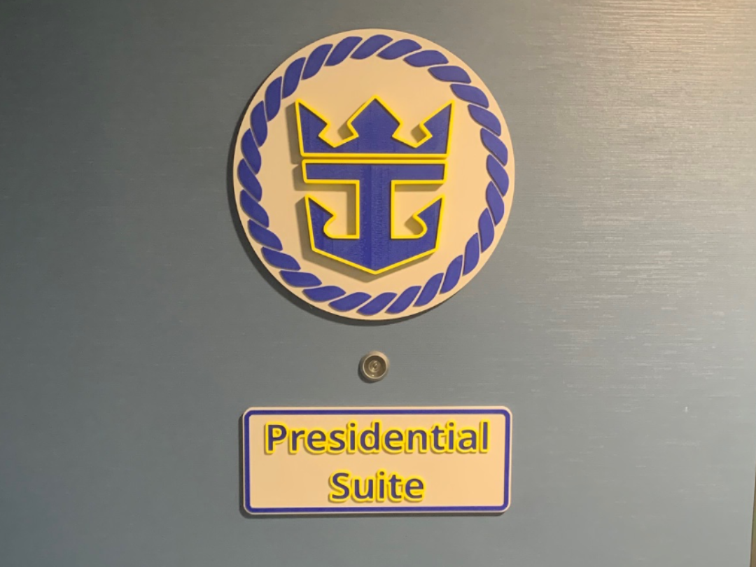 Royal Caribbean Door Magnet - Presidential Suite