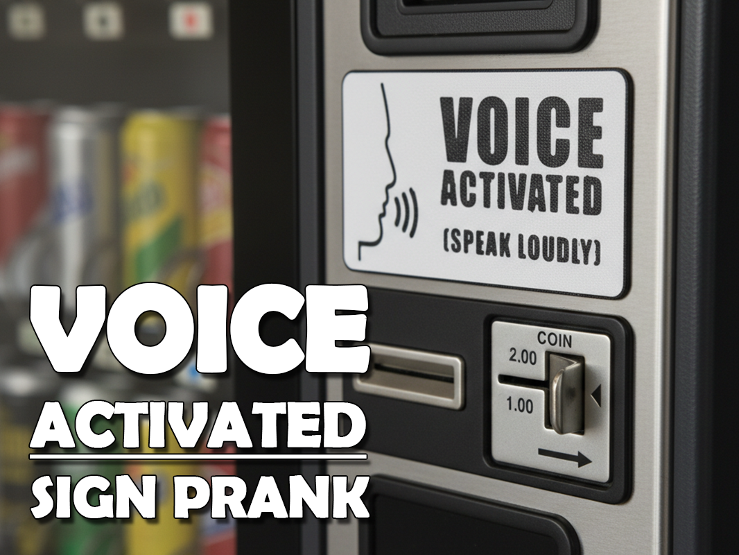 Voice activated sign