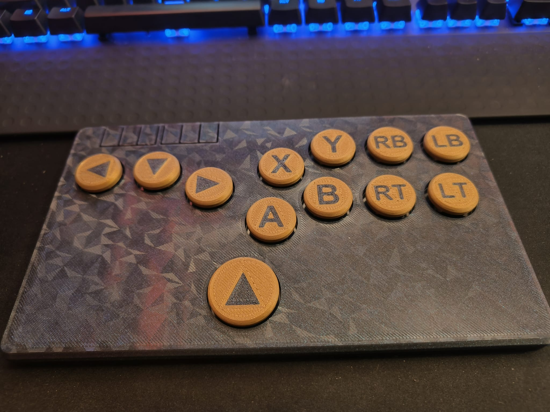 Flatbox (Hitbox Layout Fightstick) Buttons AMS