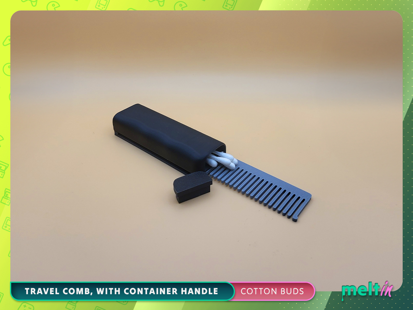 Travel Comb with storage handle