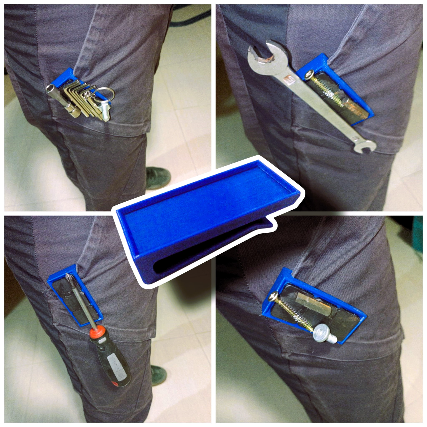 Magnetic screw holder clamp