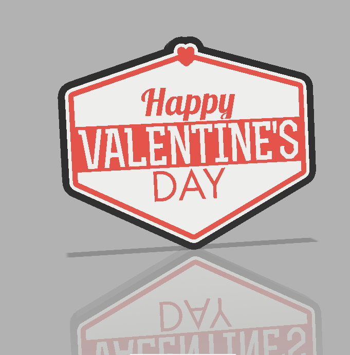 Valentines Day Led lamp