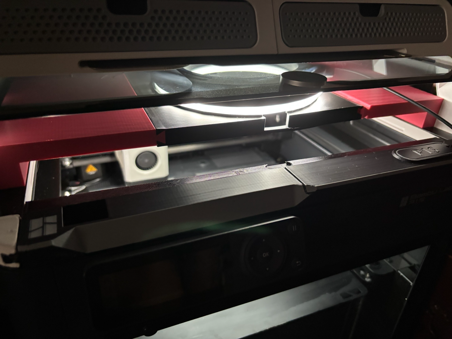 P1/X1 BLV AMS Riser Ring light Top Holder Tray.