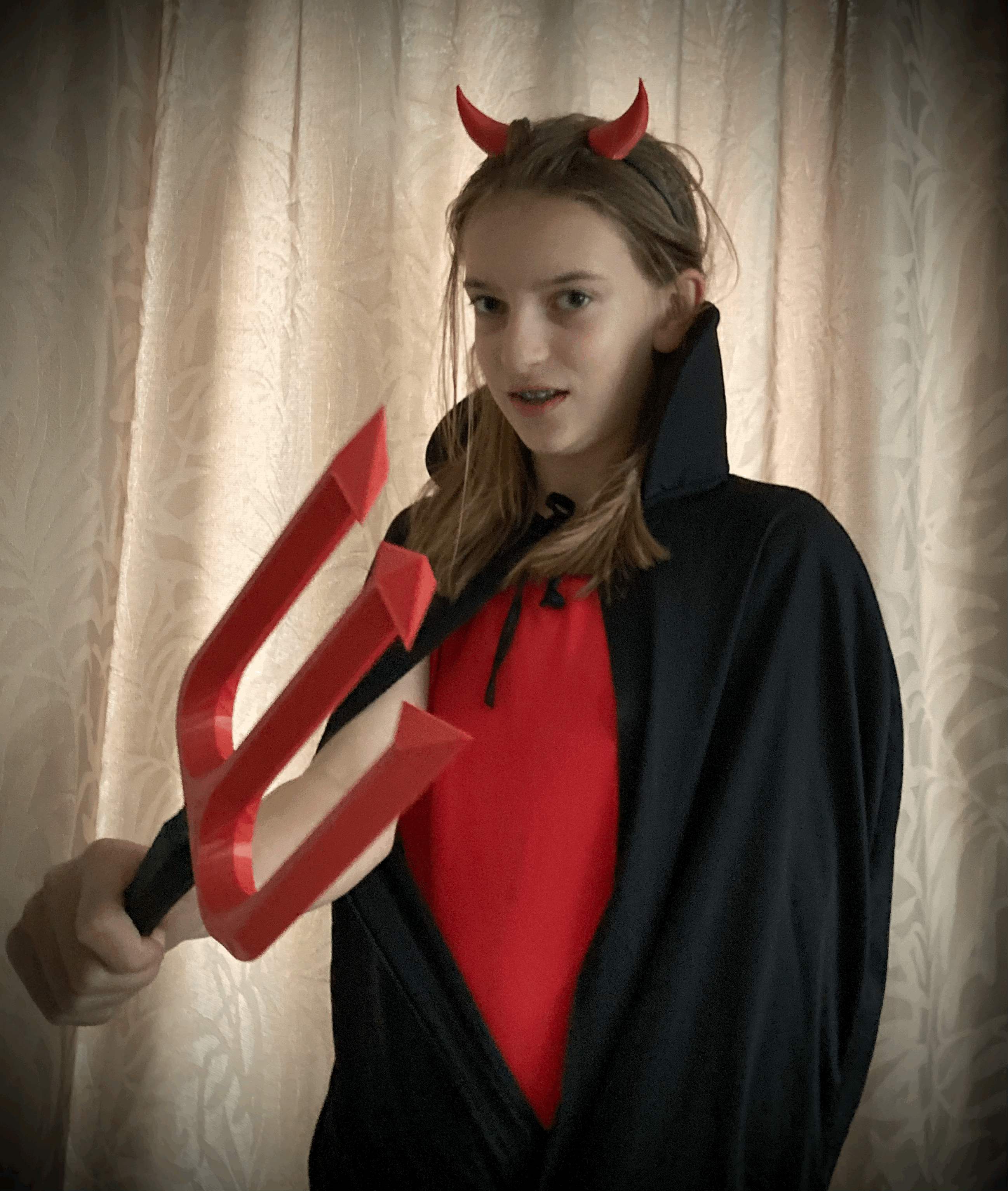 devil costume halloween (suportless)