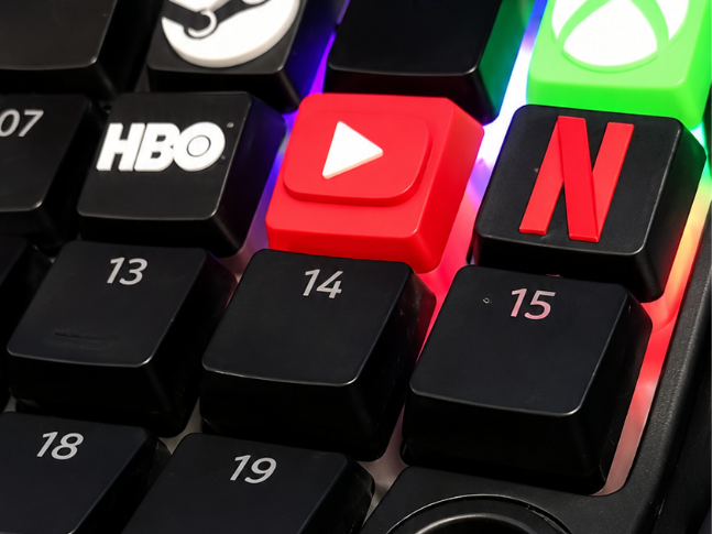 Youtube Keycap button for Razer Tartarus V2