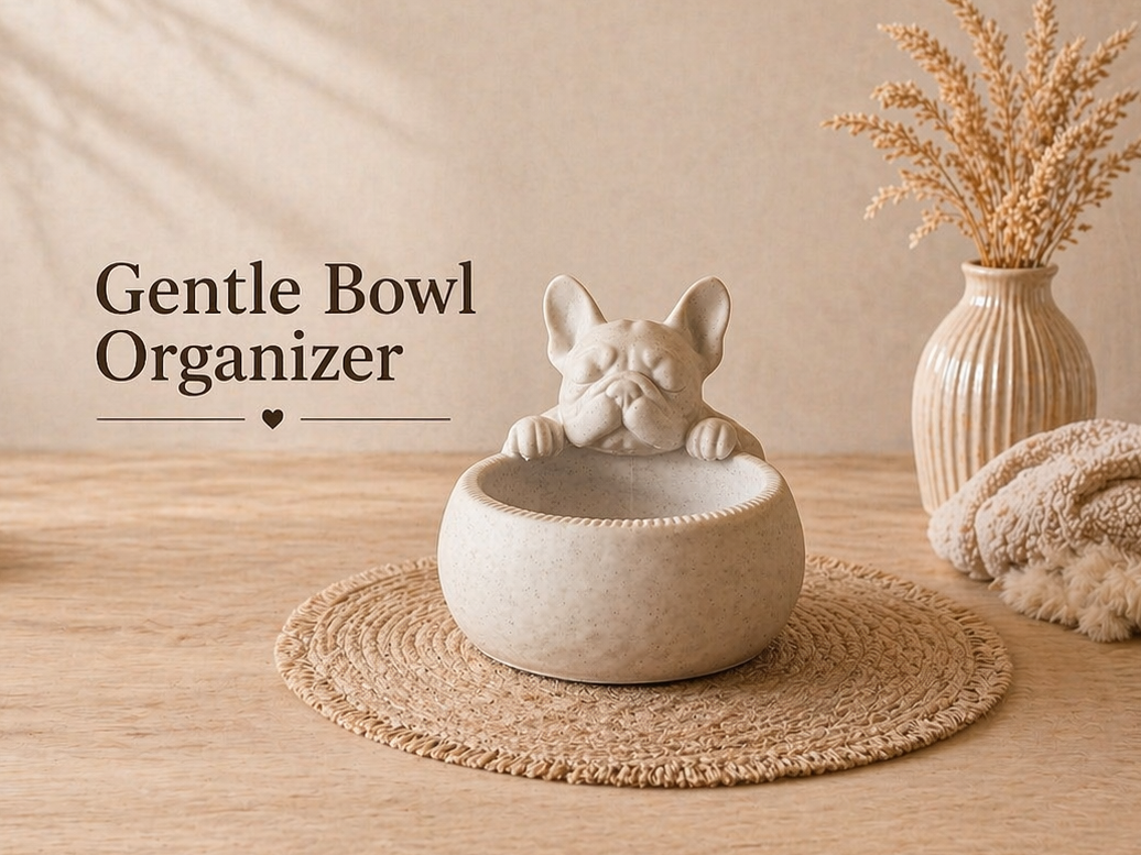 Gentle Bowl French Bulldog - Organizer