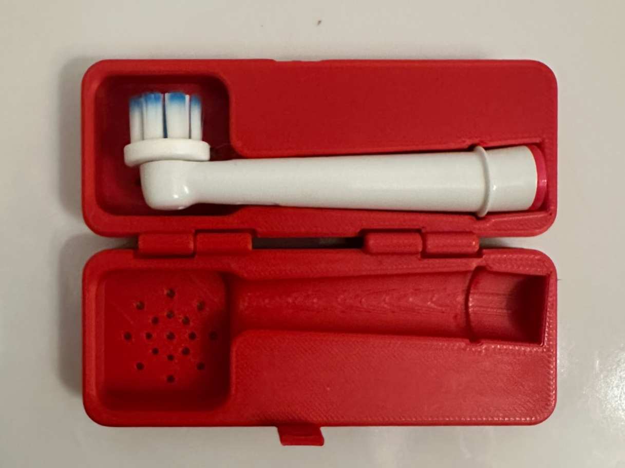 Electric toothbrush travel case