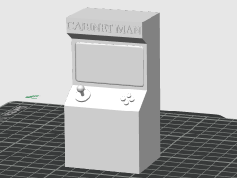 Cabinet Man Arcade Game (Lemon Demon)