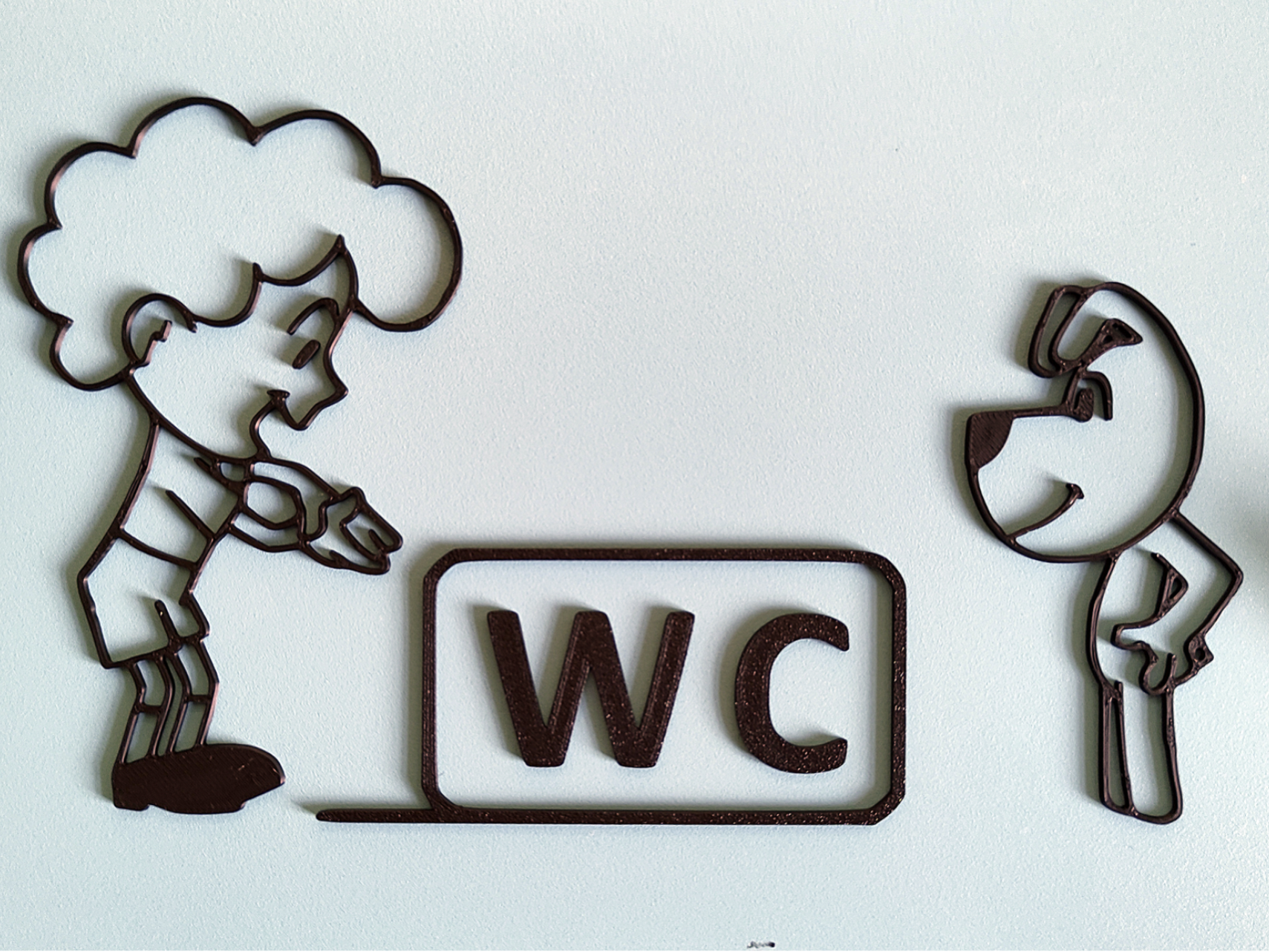 WC door hanger from the iconic cartoon "Reksio".