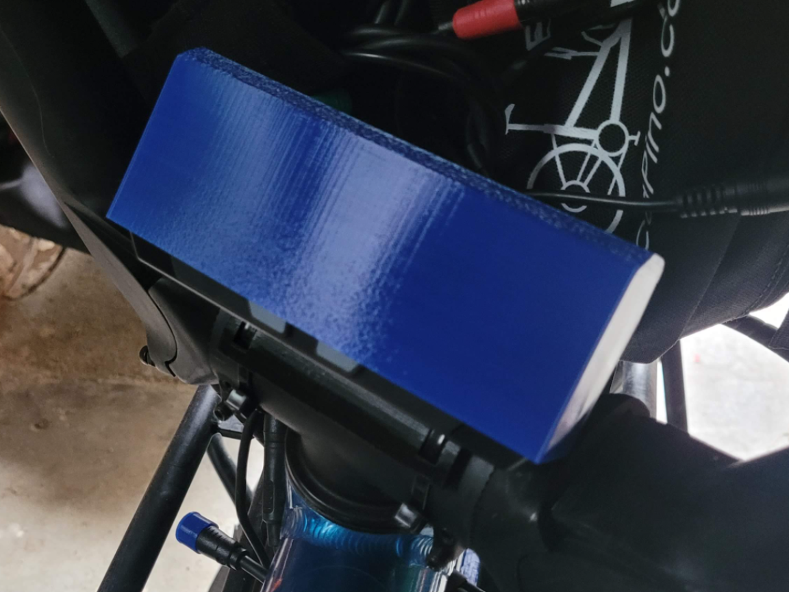 Rain cap for the Cycle Analyst display