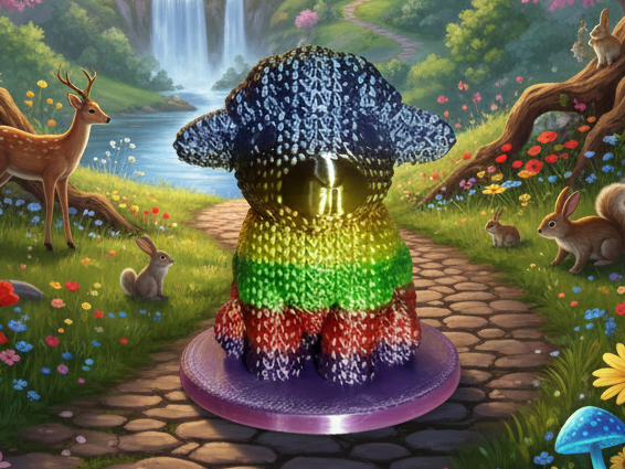 Mouton tricote