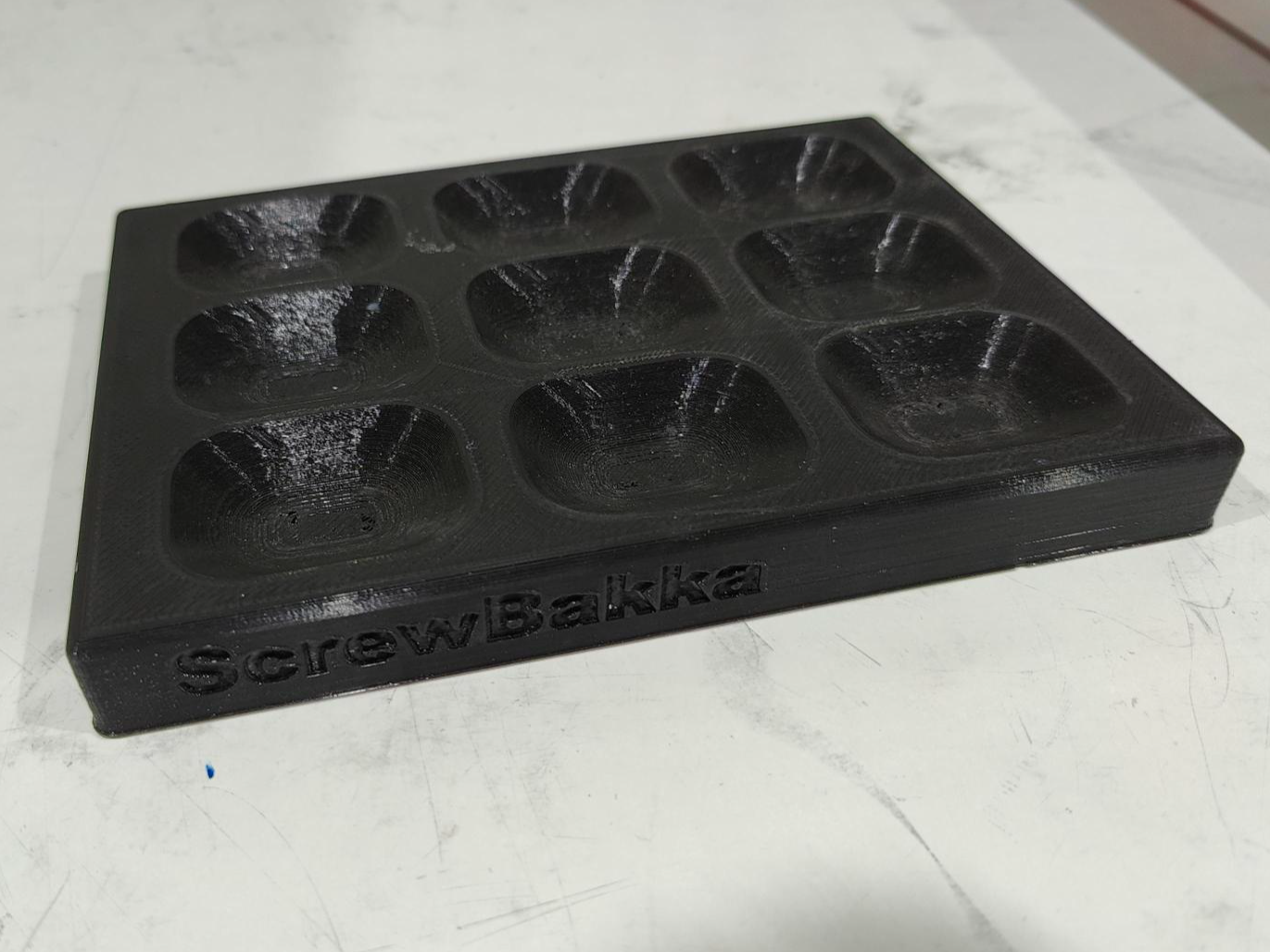Screwbakka small  screws and parts tray