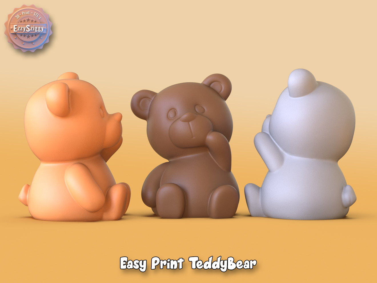 Easy print TeddyBear