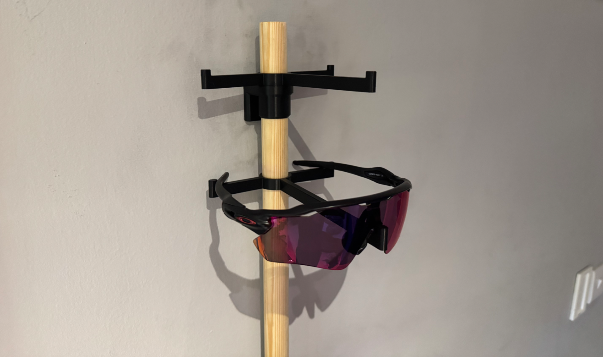 Sunglass Wall Mount - For Bike Gear Organiser