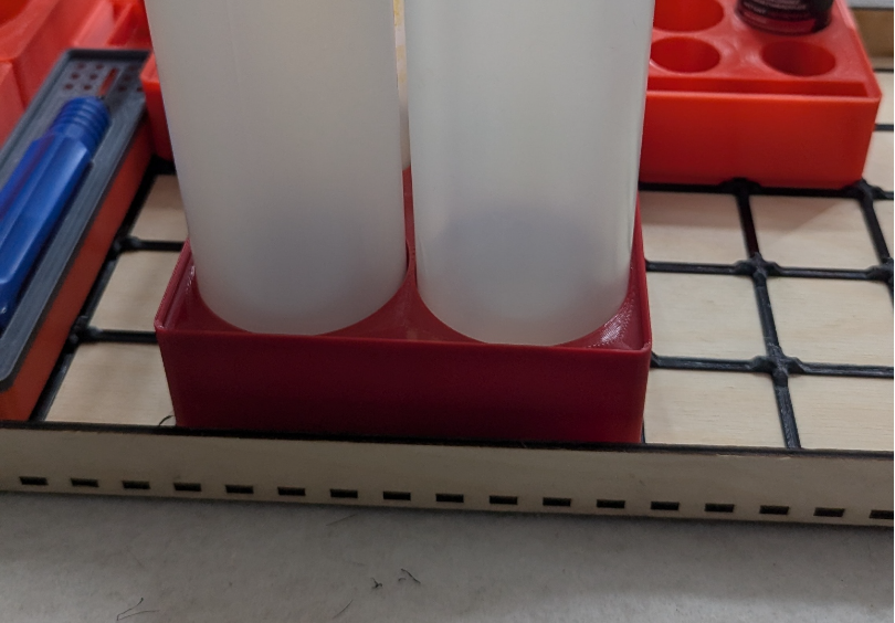 Gridfinity squeeze bottle holder