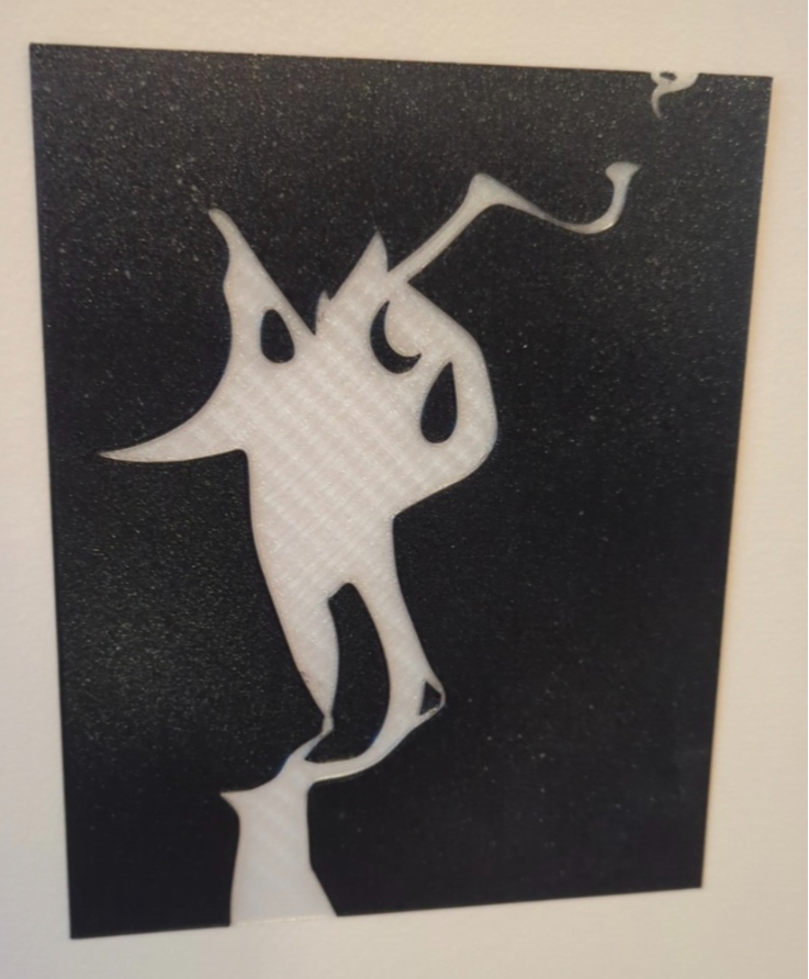 Naked woman 2d wall art