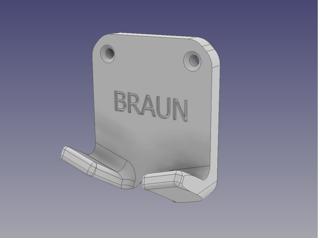 Braun S5 Wall Holder