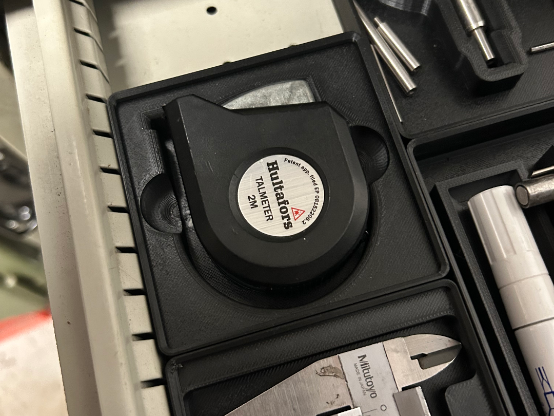 Gridfinity tape measure Hultafors Maßband 0-2m