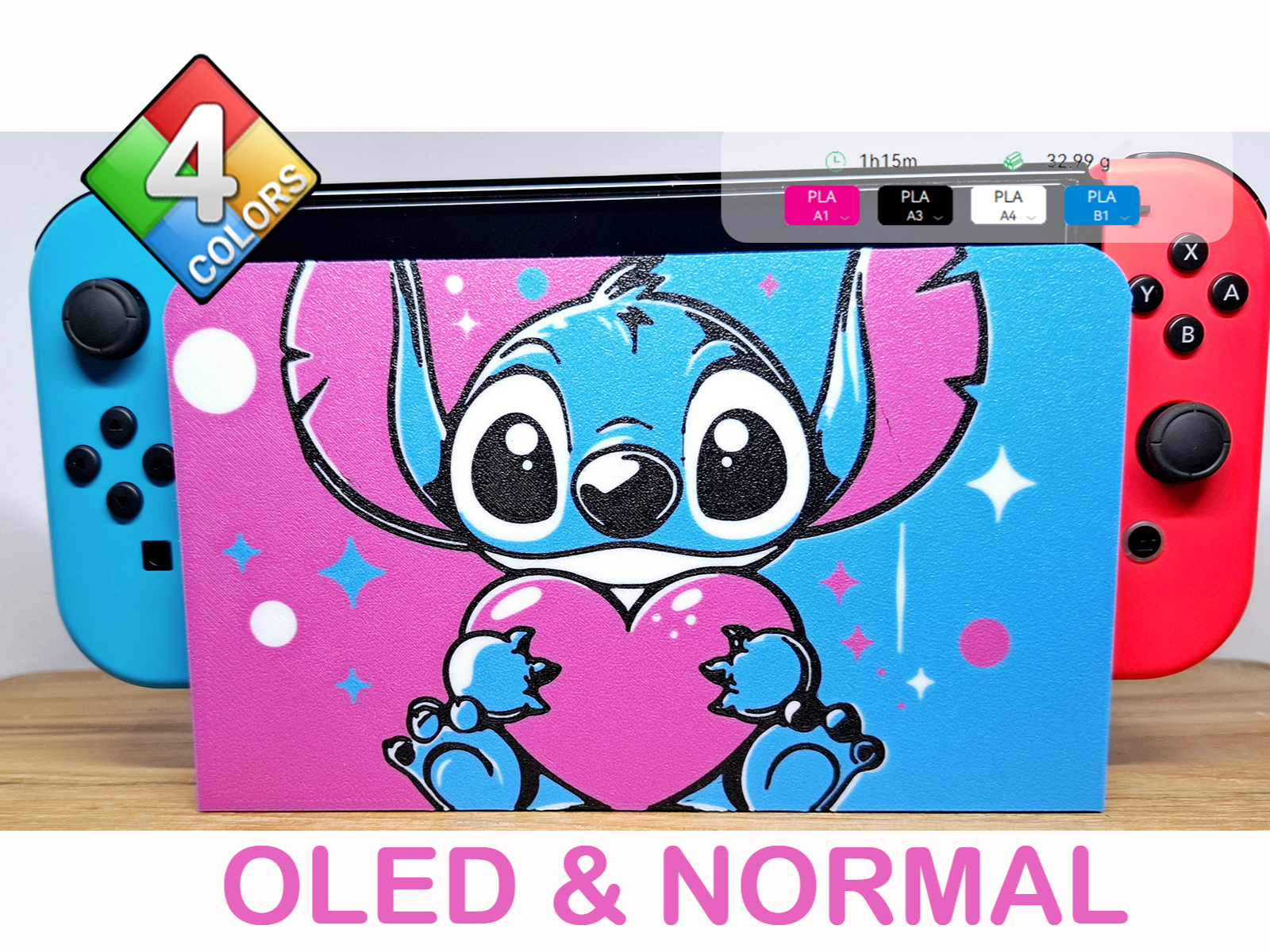 Coque switch dock edition : Stitch 3
