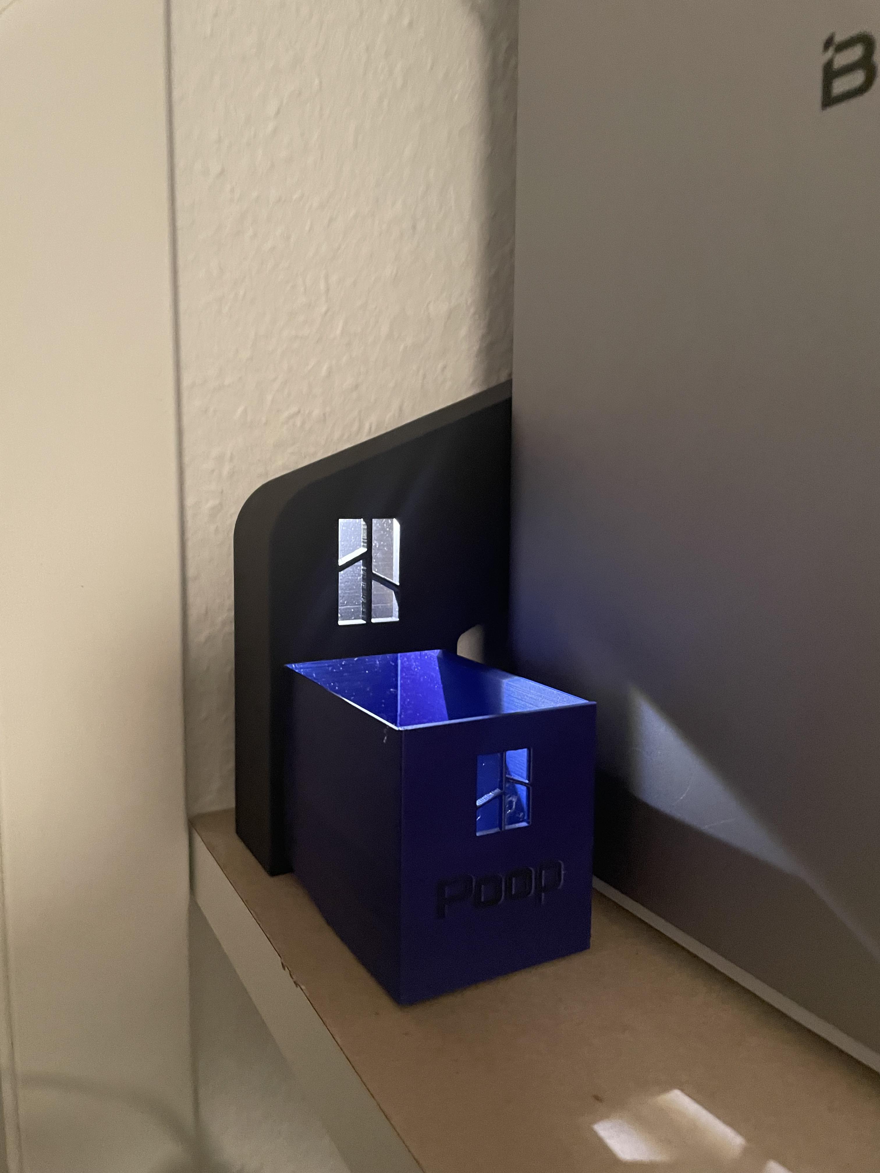 Poop Collector with magnet and light