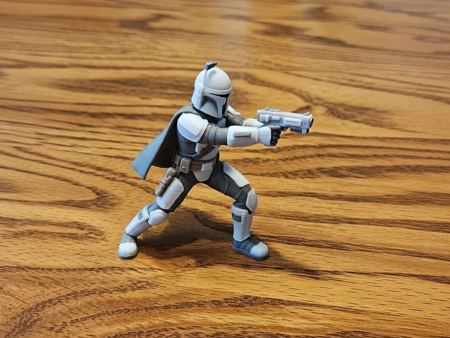 Mandalorian Combat Stance Figure