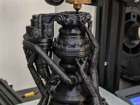 SpaceX Raptor 3 Rocket Engine - Scale Model