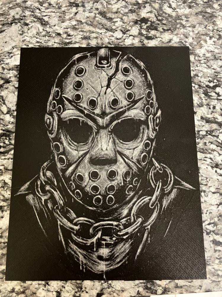 Black and glow Jason (HueForge print)