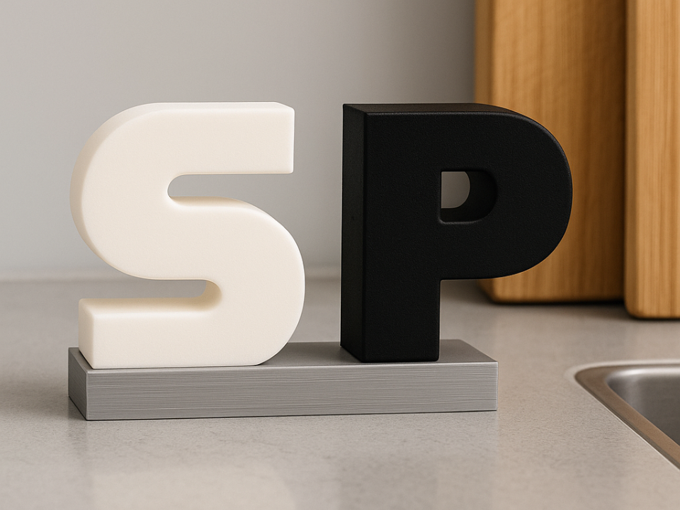 Modern Salt and Pepper shakers