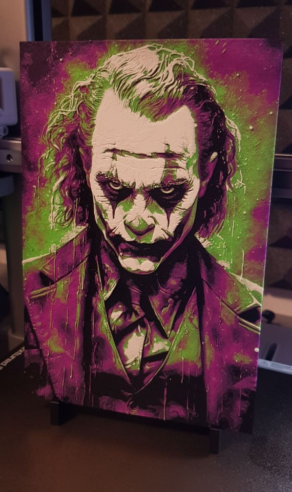 Heath Ledger Joker hueforge