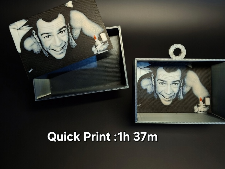 Die Hard 1988 Vent Scene - Hueforge Xmas Ornament