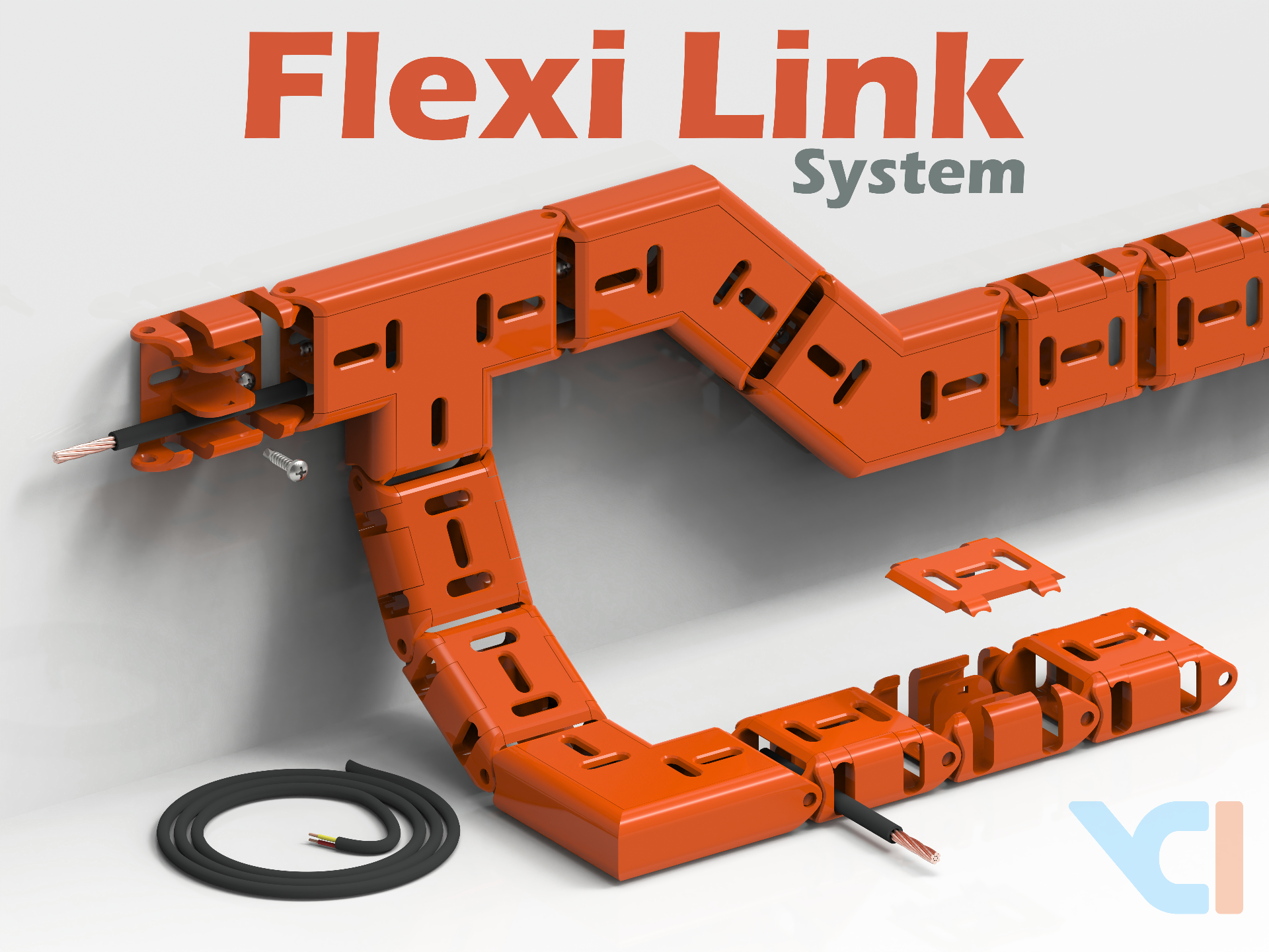FlexiLink - Cable Management System (DEMO)