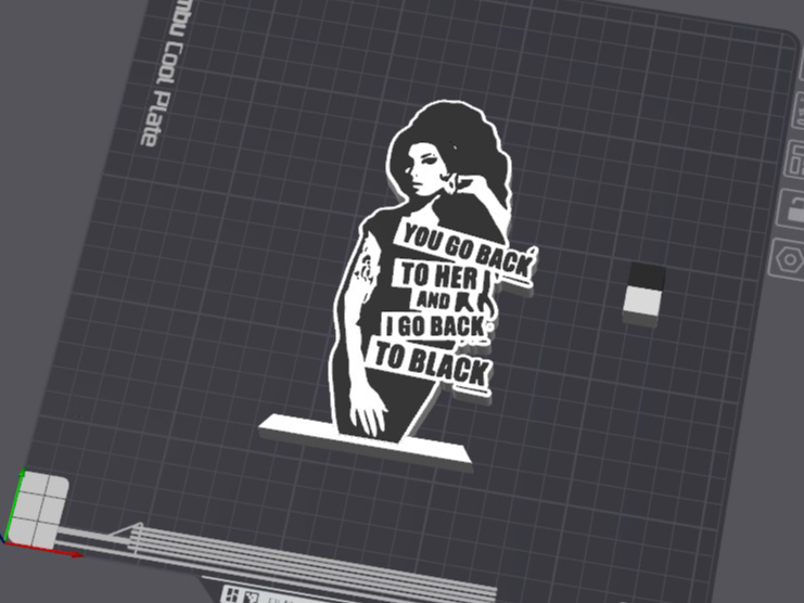 Amy Winehouse Table Stand