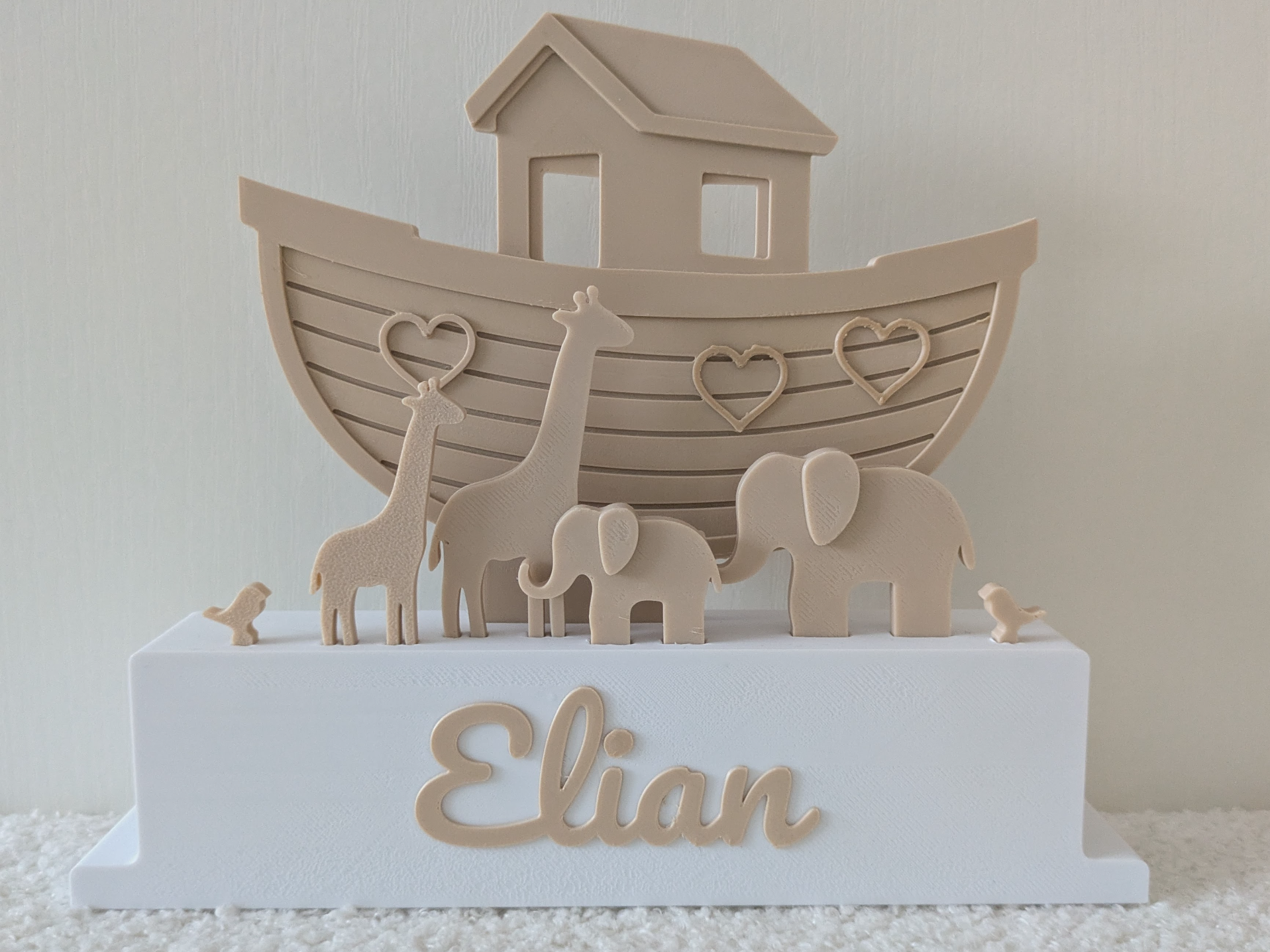 Customizable Name -  Noah's Ark Nursery Decor