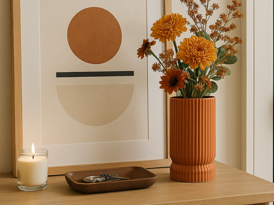 Stria Vase - Boho and Scandinavian Modern Vase