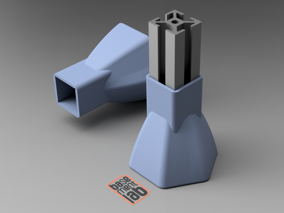 2020 Profile Hex Floor Mount Base