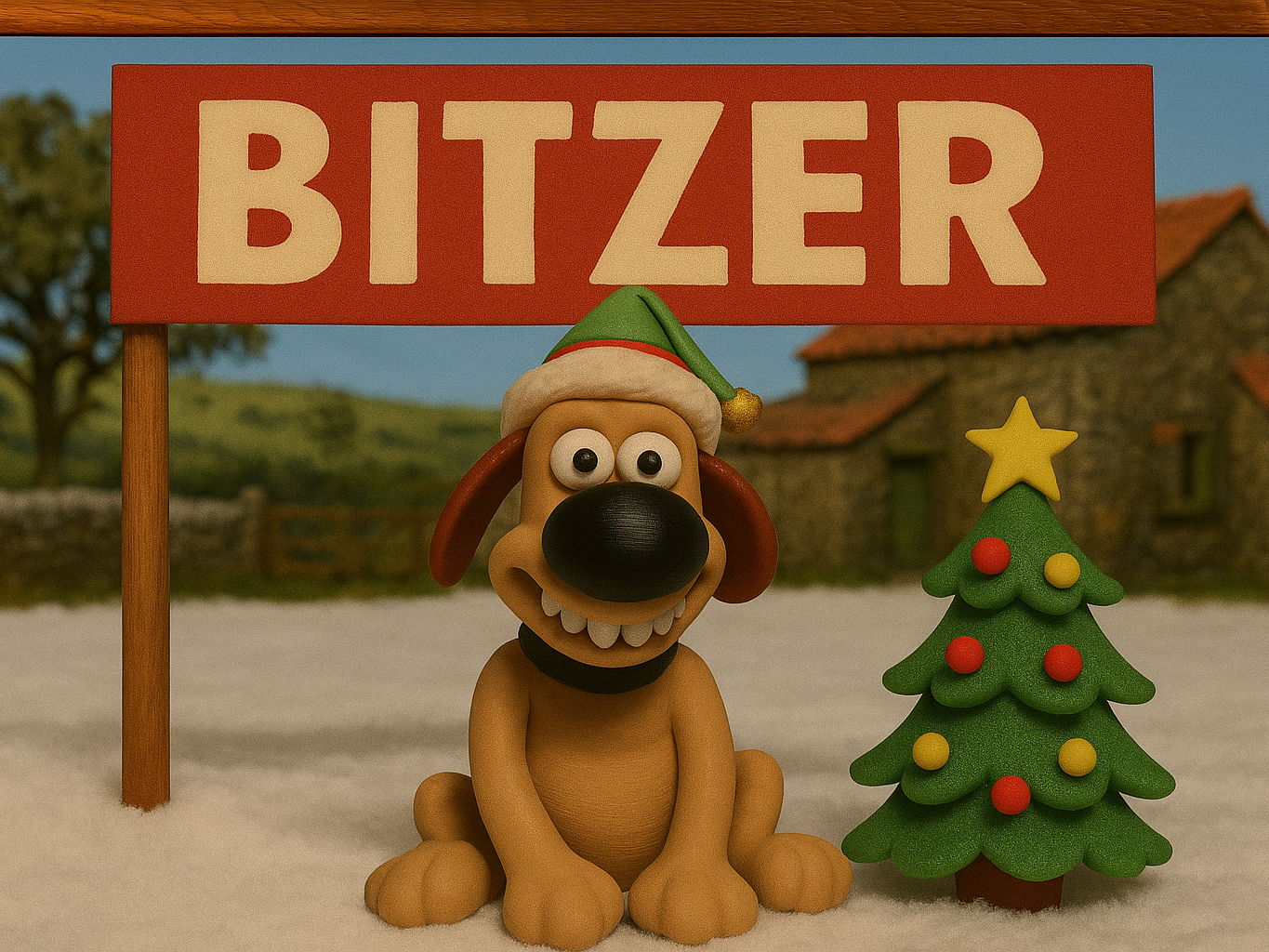 Bitzer Shaun The Sheep Christmas Decoration