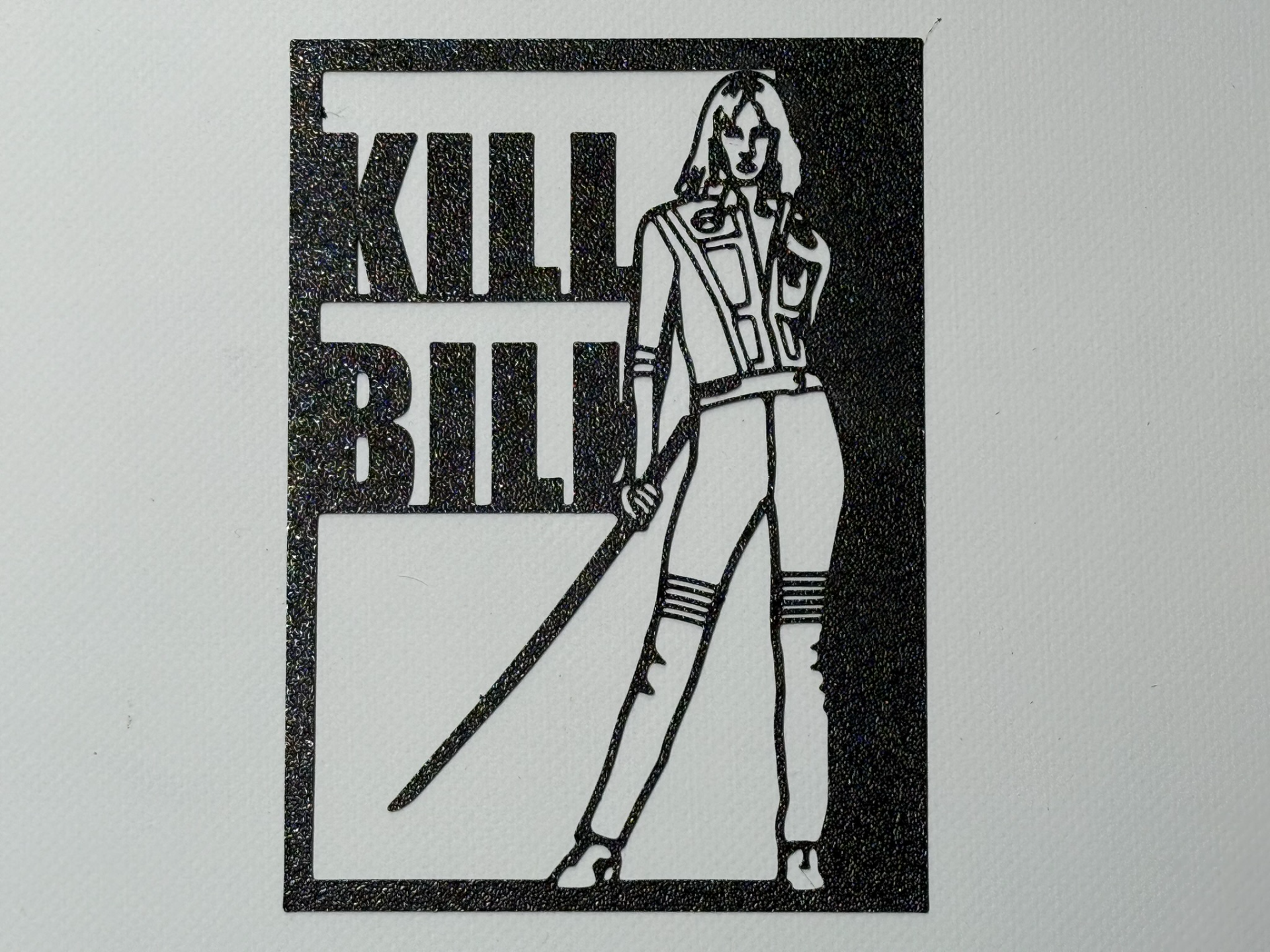 Kill Bill silhouette (wall art)