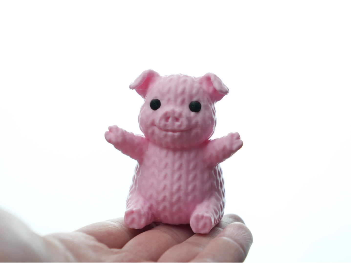 Knitted Pig