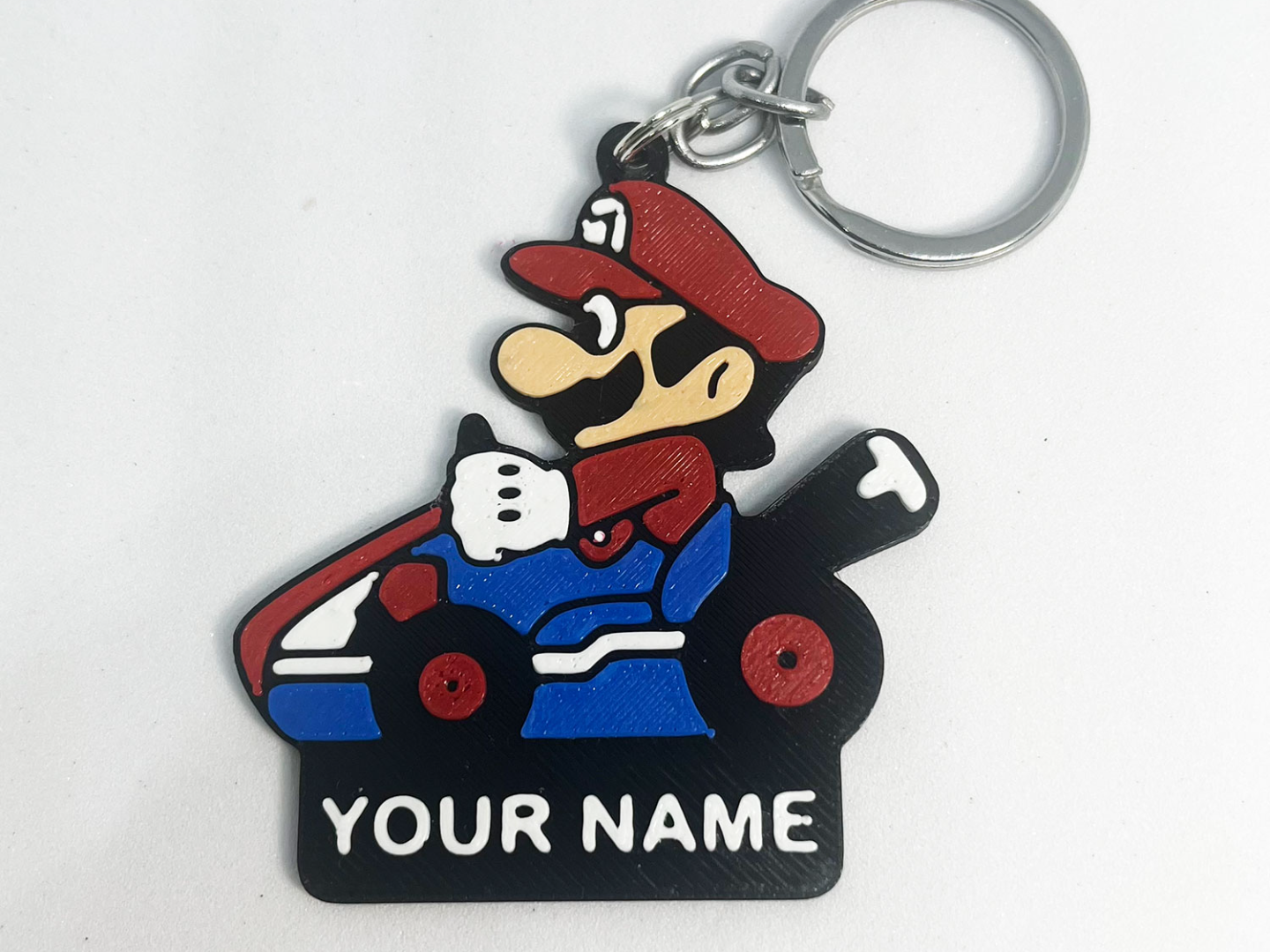 Customizable Mario Keychain