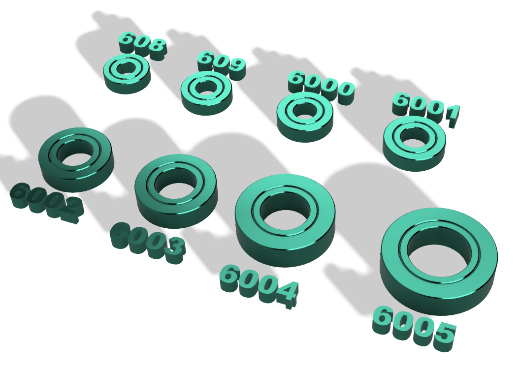 Print in place Bearing metric