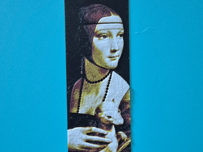 lady with ermine bookmark
