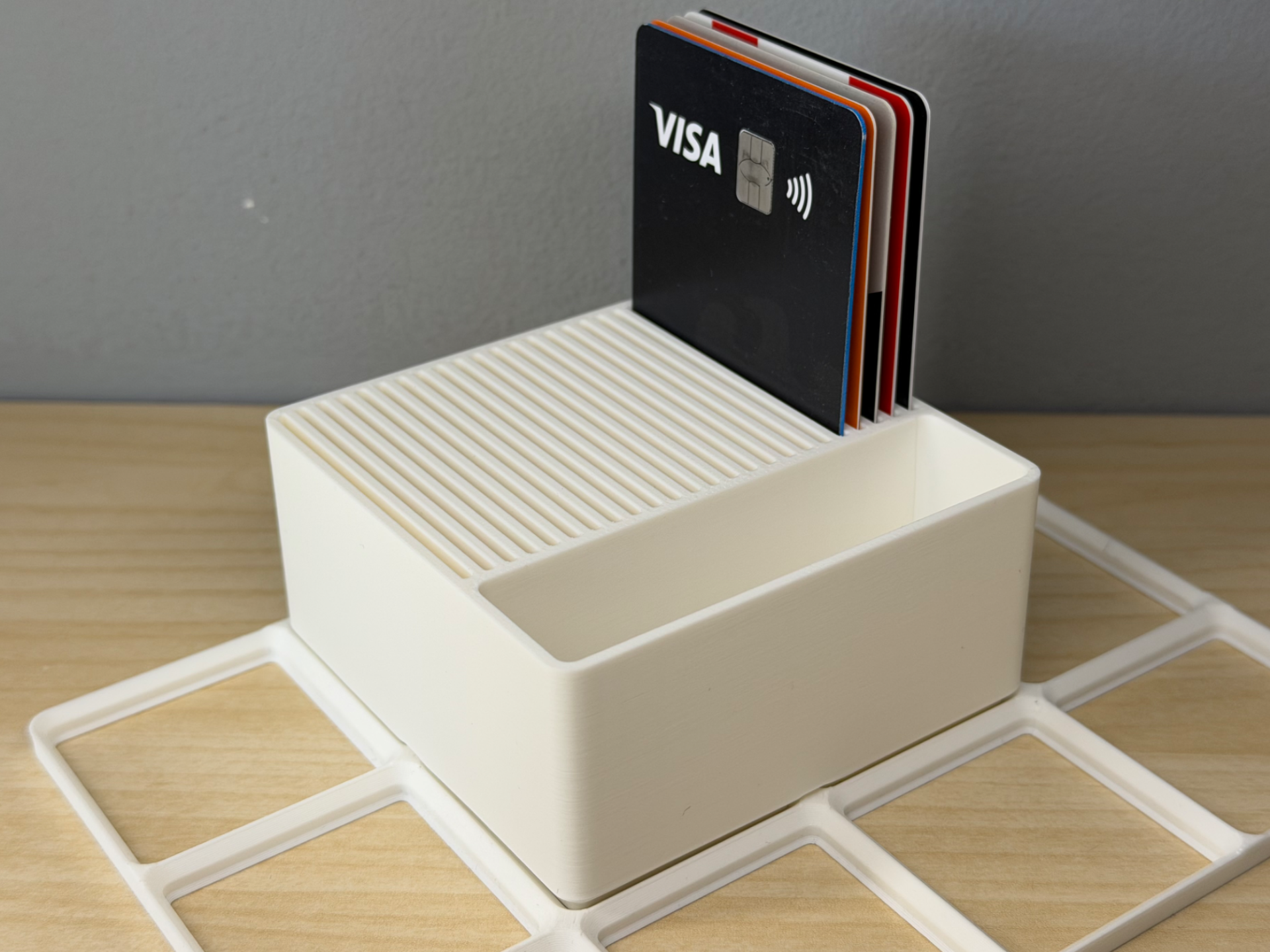 Gridfinity Card Holder "24 Vertical"