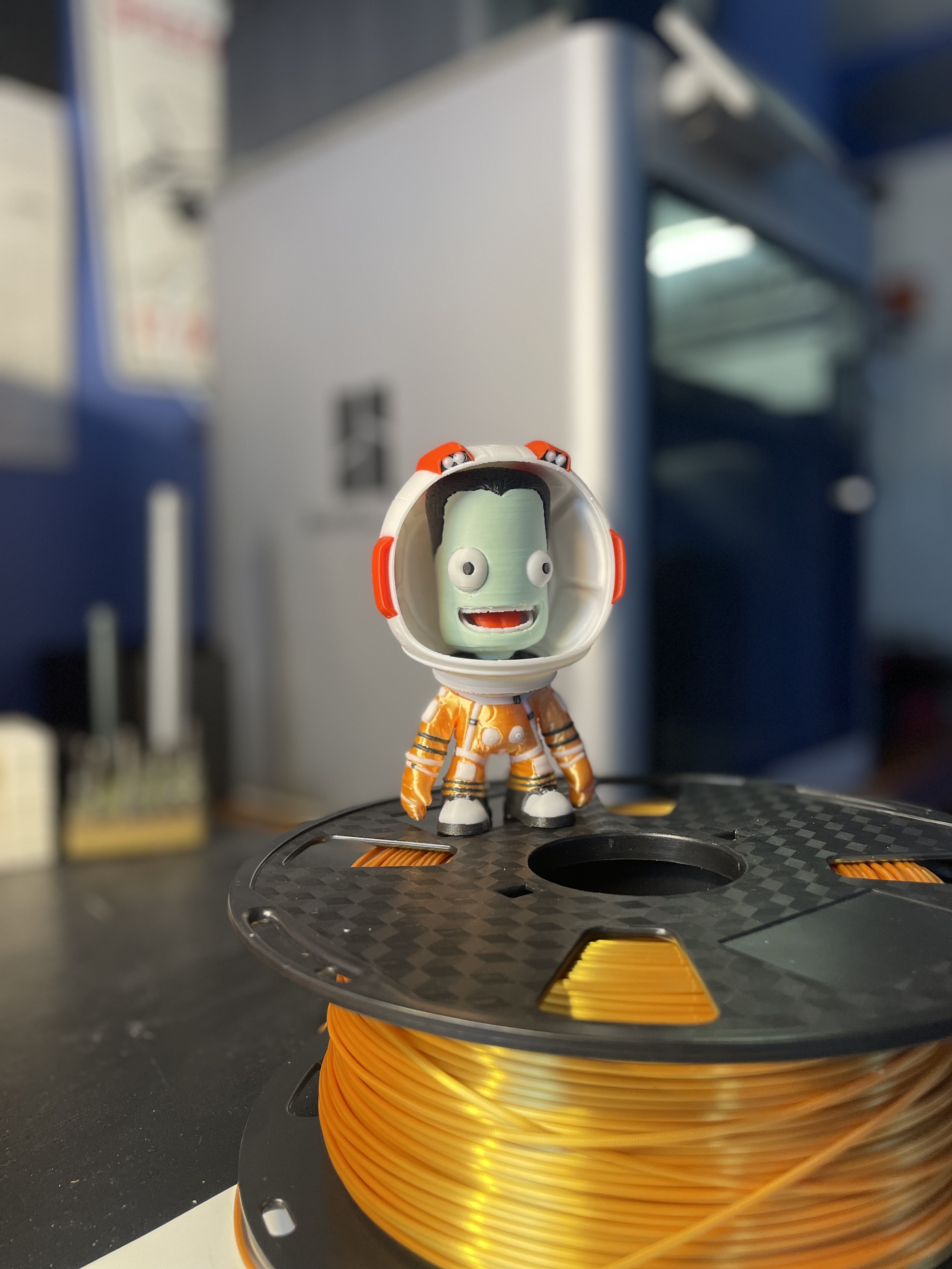 Multicolor Kerbal from Kerbal Space Program for Bambu lab AMS