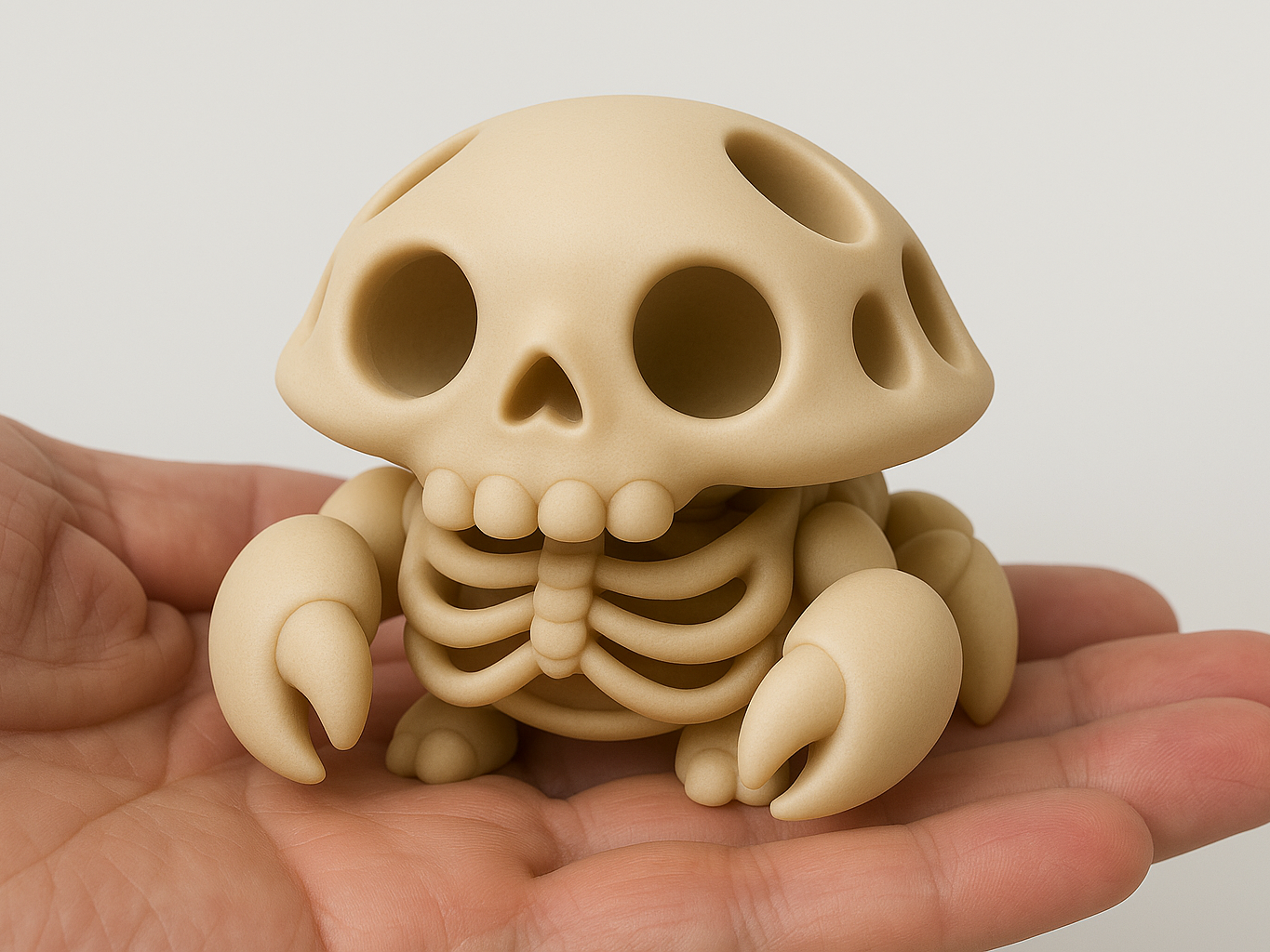 Crab Skeleton – Spooky Cute Figurine kawaii