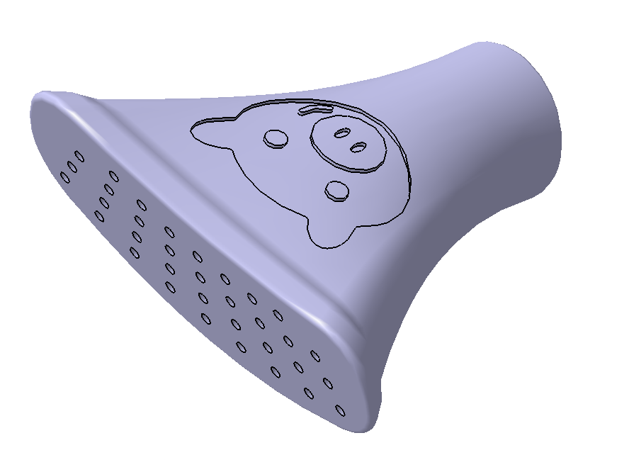 Watering can spout